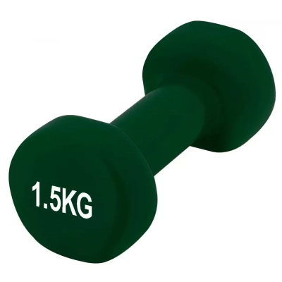 Гантель PowerPlay 4125 Achilles 1.5 кг Зелена (PP_4125_1.5kg)