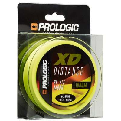 Волосінь Prologic XD Distance Mono 1000m 0.28mm 5.60kg 12Lb Hi-Viz Yellow (1846.19.14)