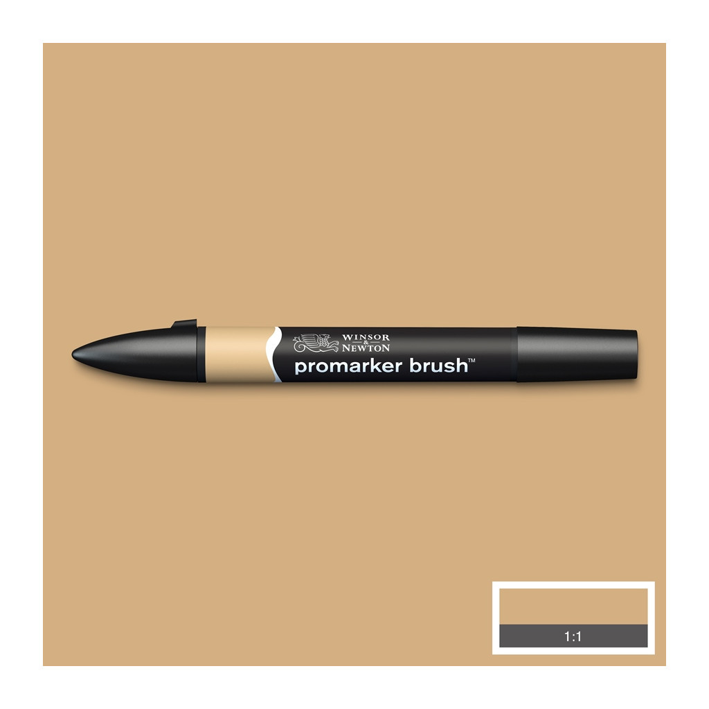 Маркер Winsor&Newton двосторонній Brushmarker, (O837) Праліне (884955043004)