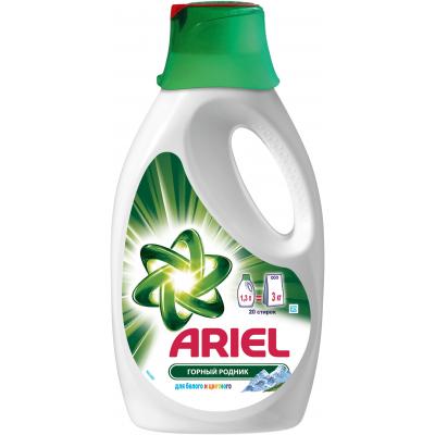 Гель для прання Ariel Горный Родник 1,3 л = 3 кг (4015400892649)