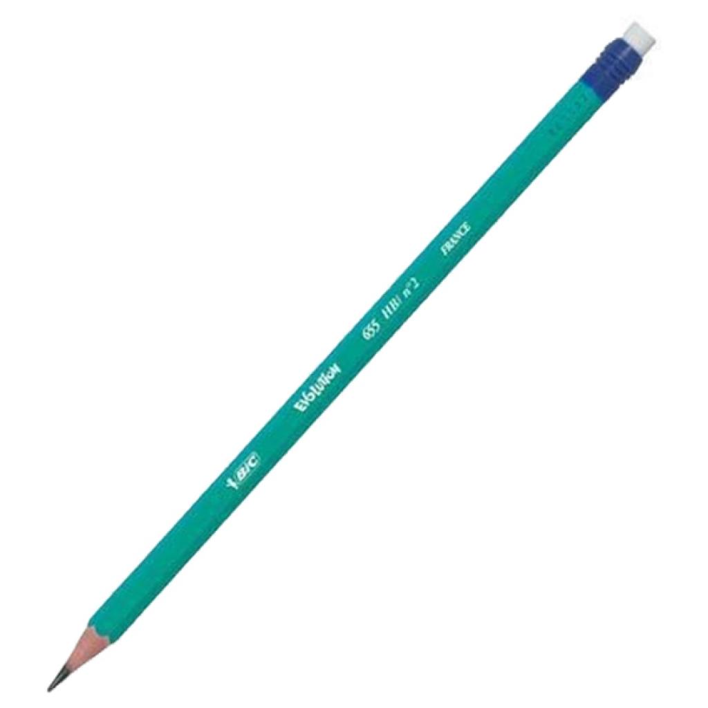 Олівець графітний Bic Evolution, 655HB, with eraser (bc2705832)