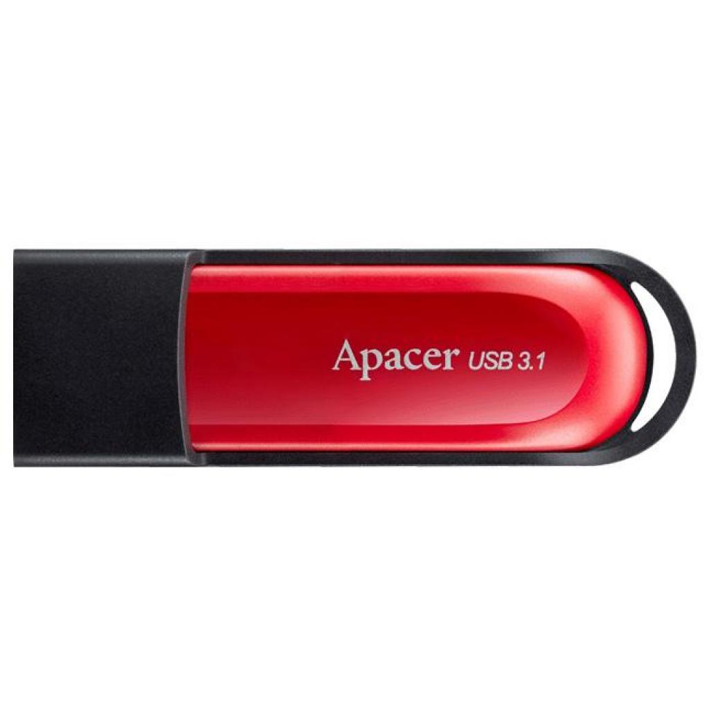 USB флеш накопичувач Apacer 8GB AH25A Black USB 3.1 Gen1 (AP8GAH25AB-1)