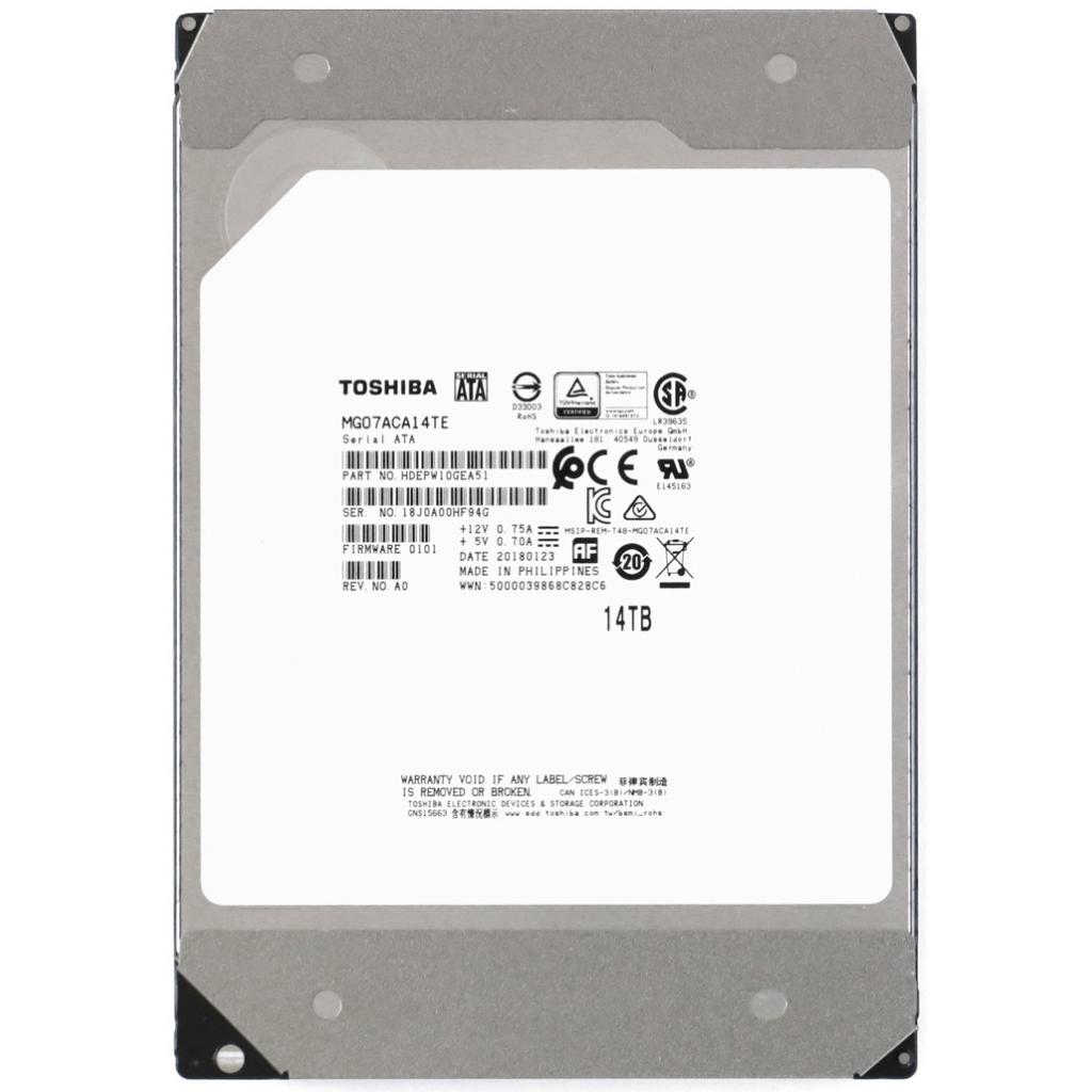 Жорсткий диск для сервера 3.5'' 14TB Toshiba (MG07ACA14TE)