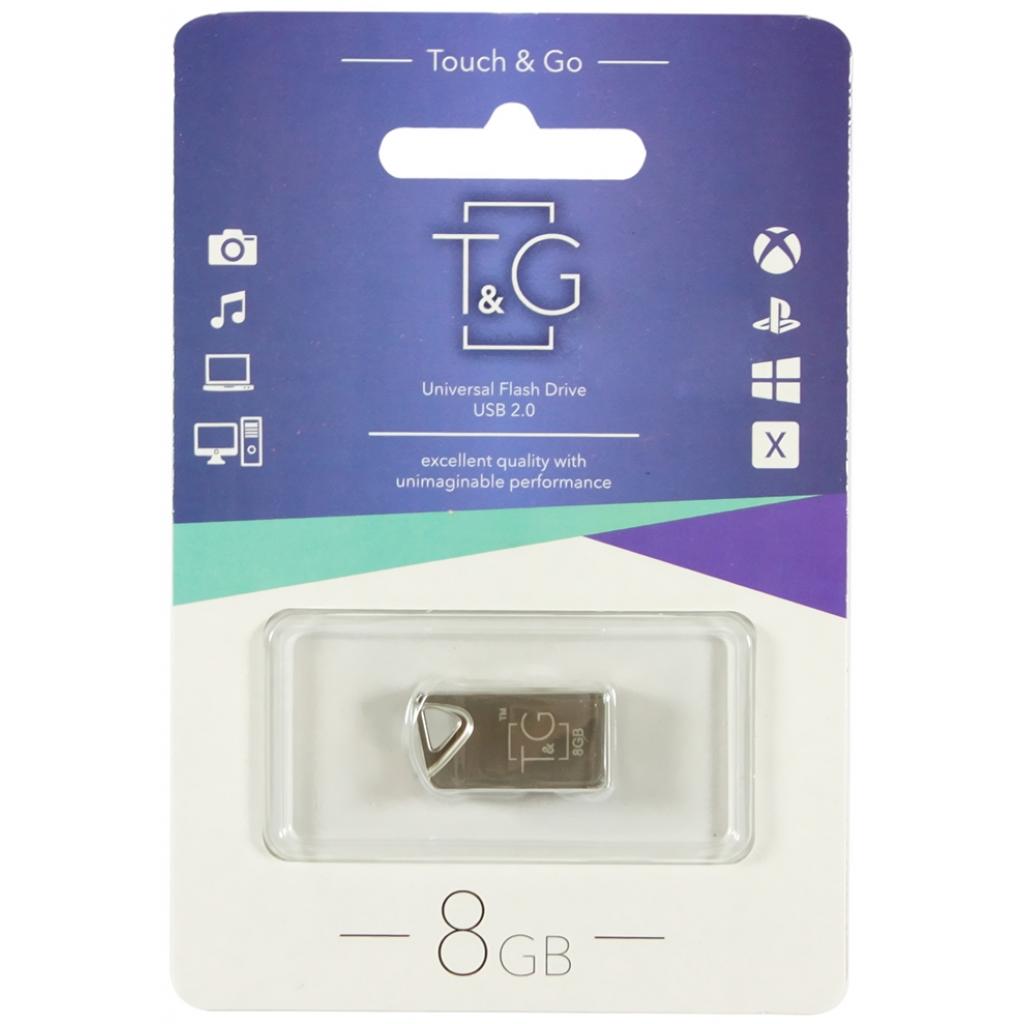 USB флеш накопичувач T&G 8GB 109 Metal Series Silve USB 2.0 (TG109-8G)