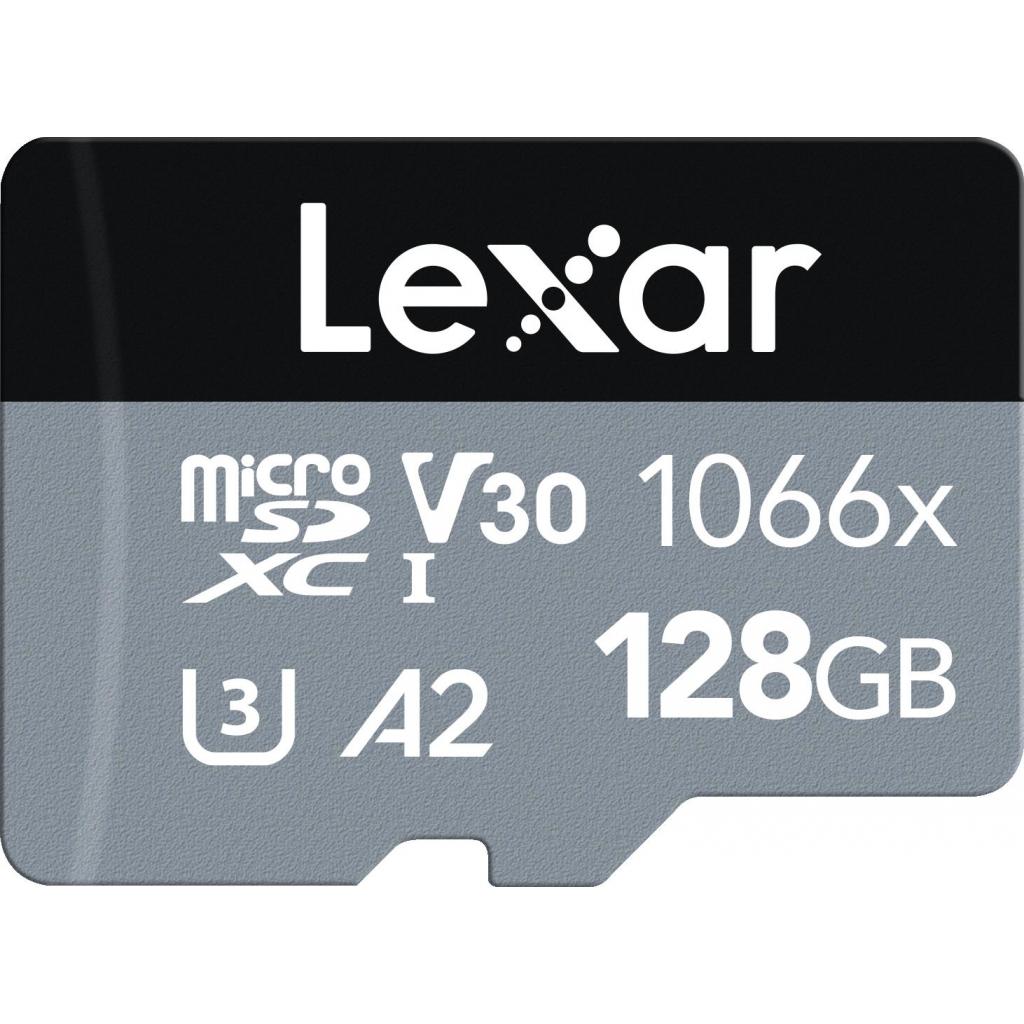 Карта пам'яті Lexar 128GB microSDXC class 10 UHS-I 1066x Silver (LMS1066128G-BNANG)