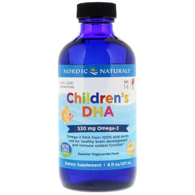 Жирні кислоти Nordic Naturals ДГК для Дітей, зі Смаком Полуниці, Children's DHA, Strawberr (NOR-02723)