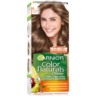 Фарба для волосся Garnier Color Naturals 6 Лісовий горіх 110 мл (3600540676757)