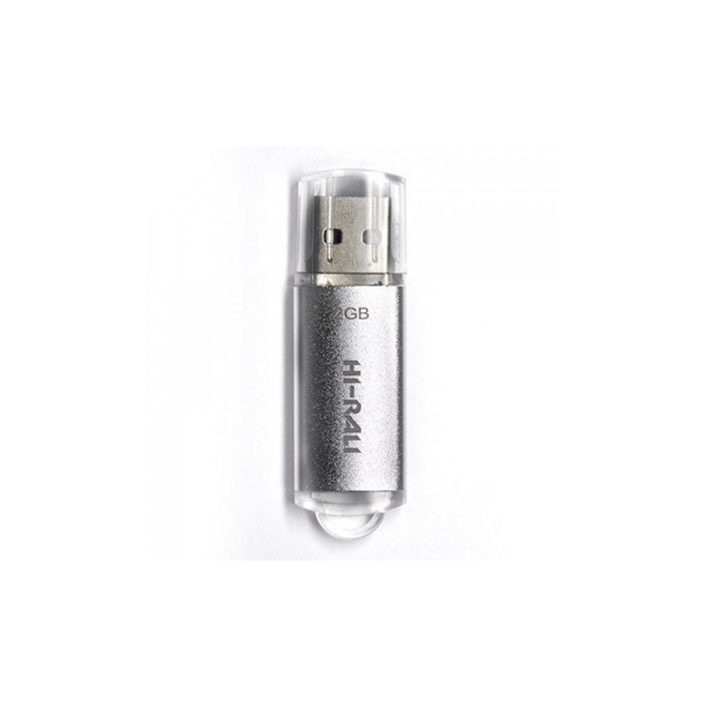 USB флеш накопичувач Hi-Rali 2GB Rocket Series Silver USB 2.0 (HI-2GBRKTSL)