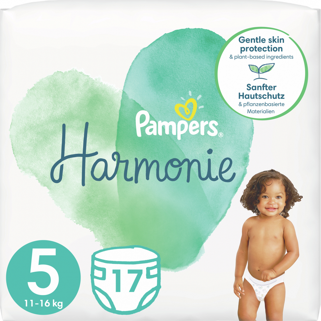 Підгузок Pampers Harmonie Розмір 5 (11-16 кг) 17 шт (8006540156315)