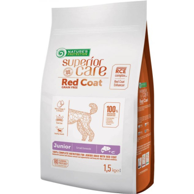 Сухий корм для собак Nature's Protection Superior Care Red Coat Grain Free Junior Mini Breeds 1.5 кг (NPSC47228)