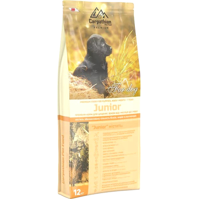 Сухий корм для собак Carpathian Pet Food Junior 12 кг (4820111140718)