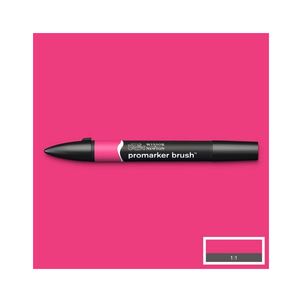 Маркер Winsor&Newton двосторонній Brushmarker, (R156) Кармін (884955042830)