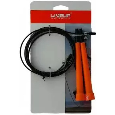 Скакалка LiveUp Cable Jumprope LS3122 швидкісна помаранчева 275x0.5см (6951376109504)