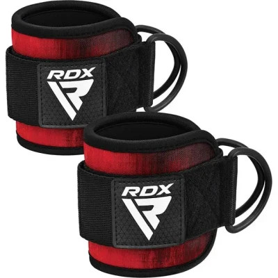 Манжета для тяги RDX A4 Gym Ankle Pro Red Pair (WAN-A4R-P)