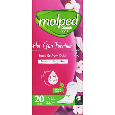 Щоденні прокладки Molped Everyday Freshness Deo 20 шт (8690536805822/8690536844760)