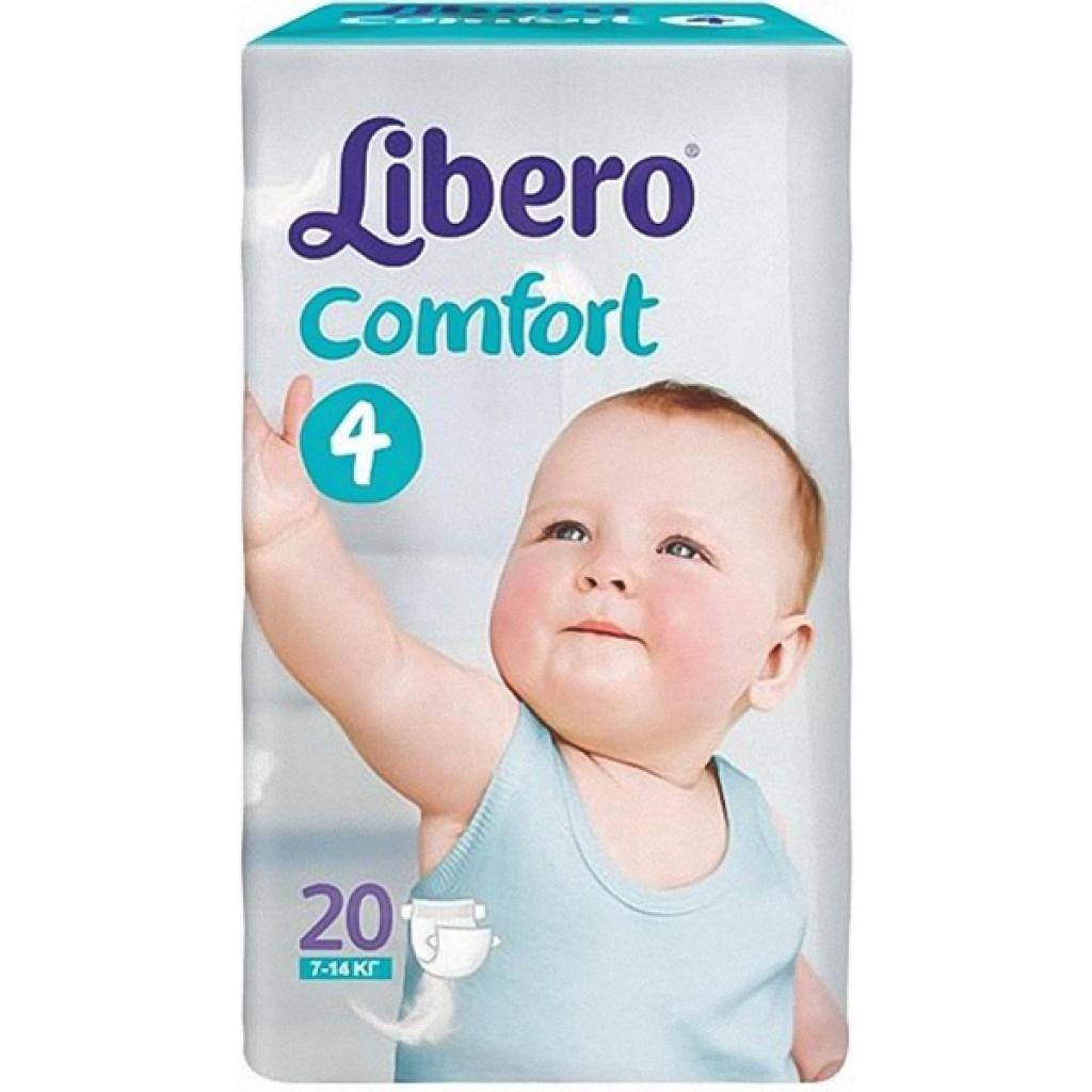 Підгузки Libero Comfort 4 (7-14 кг), 20 шт (7322540475135)