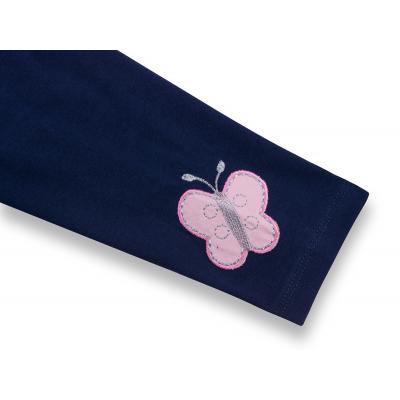 Набір дитячого одягу Breeze с вышитыми цветочками и бабочками (8882-92G-pink)