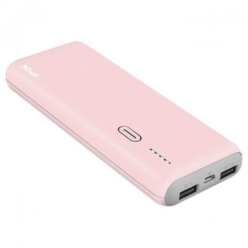 Батарея універсальна Trust PWB-100 10000MAH pink (22263)