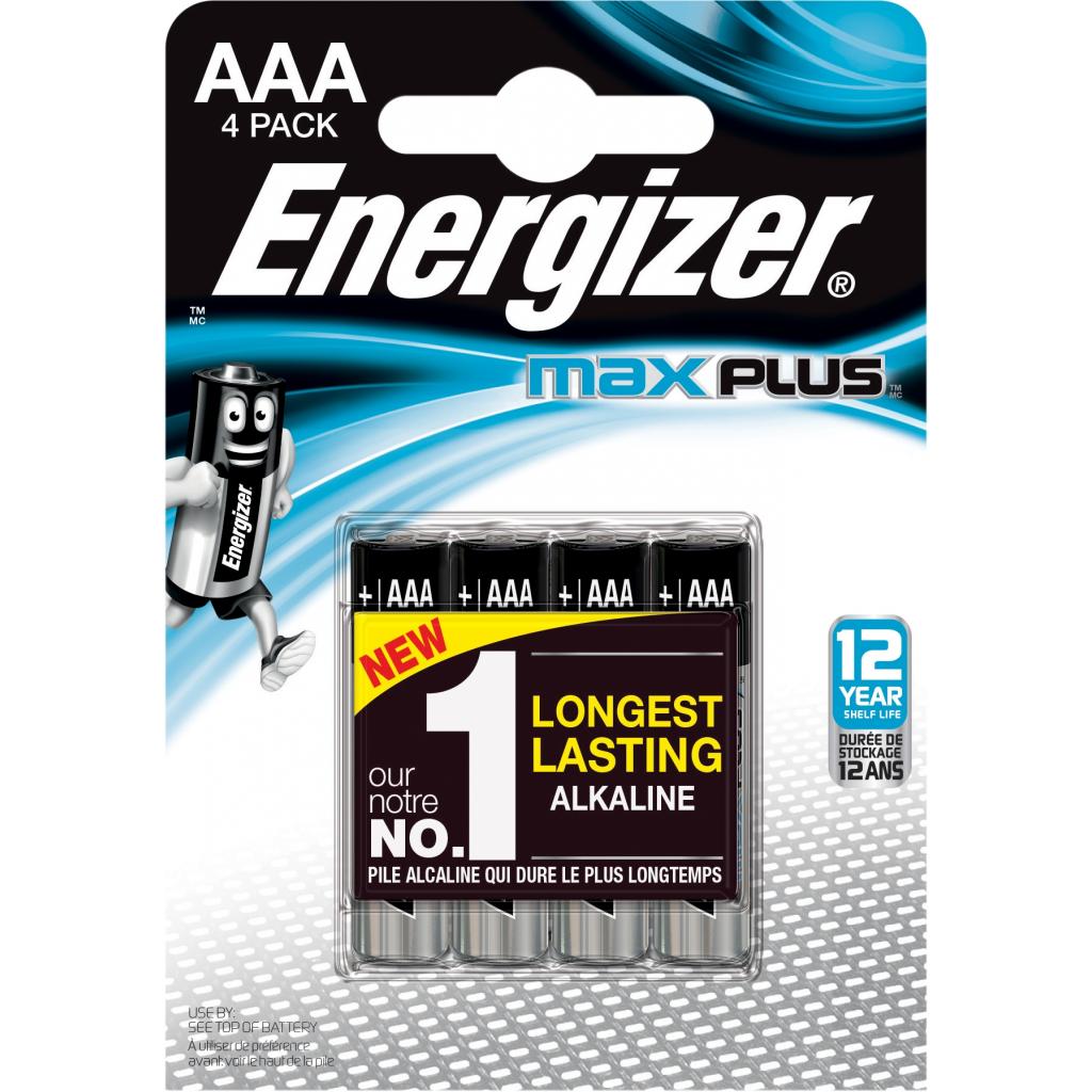 Батарейка Energizer AAA Max Plus LR03 * 4 (E301321400)