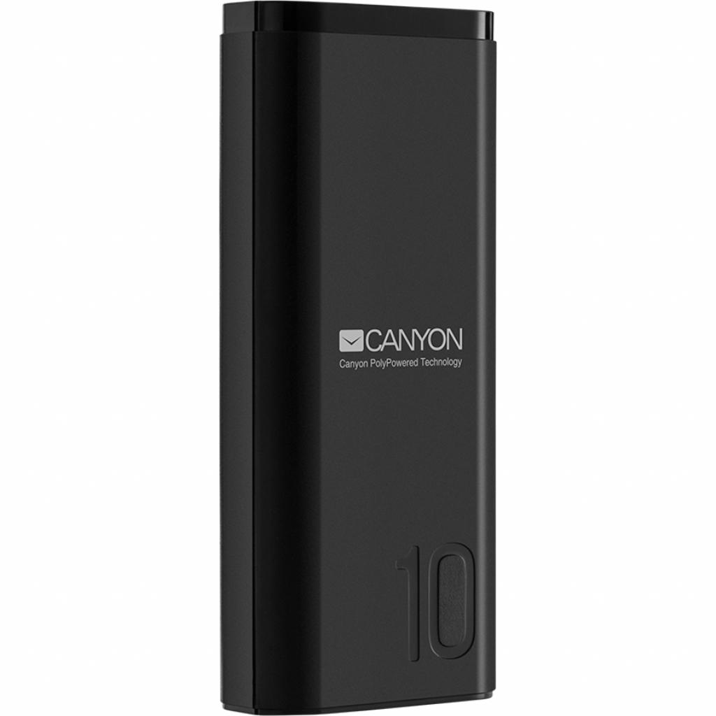 Батарея універсальна Canyon PB-103 10000mAh, Input 5V/2A, Output 5V/2.1A, Black (CNE-CPB010B)