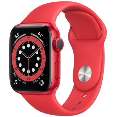 Смарт-годинник Apple Watch Series 6 GPS, 40mm PRODUCT(RED) Aluminium Case with PR (M00A3UL/A)