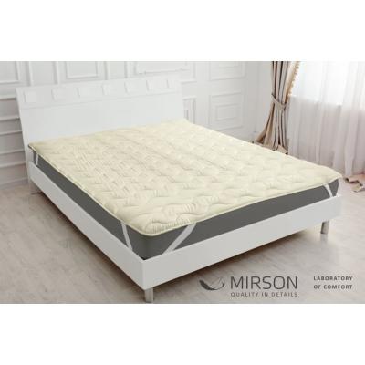 Наматрацник MirSon Eco Light №1720 Cotton Air-line на резинці по кутках Pink 100x200 см (2200002889858)