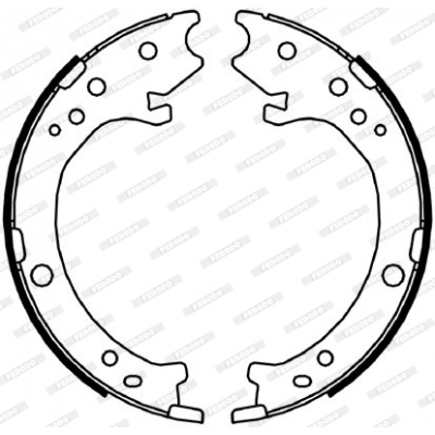 Гальмівні колодки FERODO FSB4043