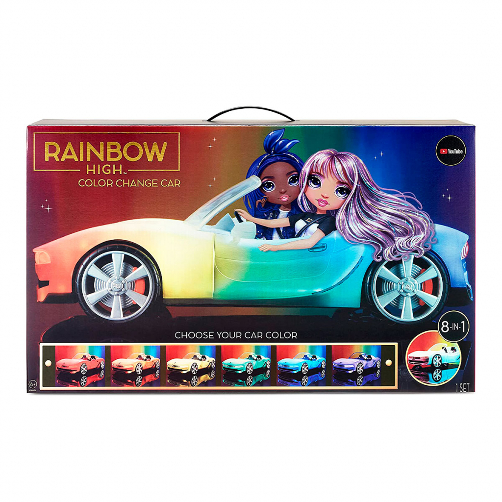 Аксесуар до ляльки Rainbow High Автомобіль Різнобарвне сяйво (574316)