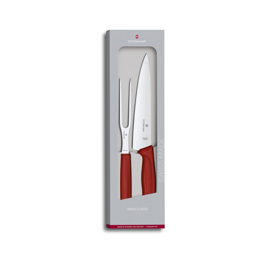 Набір ножів Victorinox SwissClassic Carving Set Red (6.7131.2G)