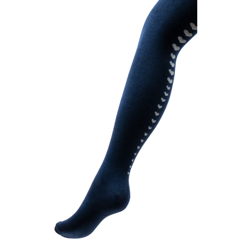 Колготки UCS Socks із сердечками (M0C0301-1443-13G-blue)