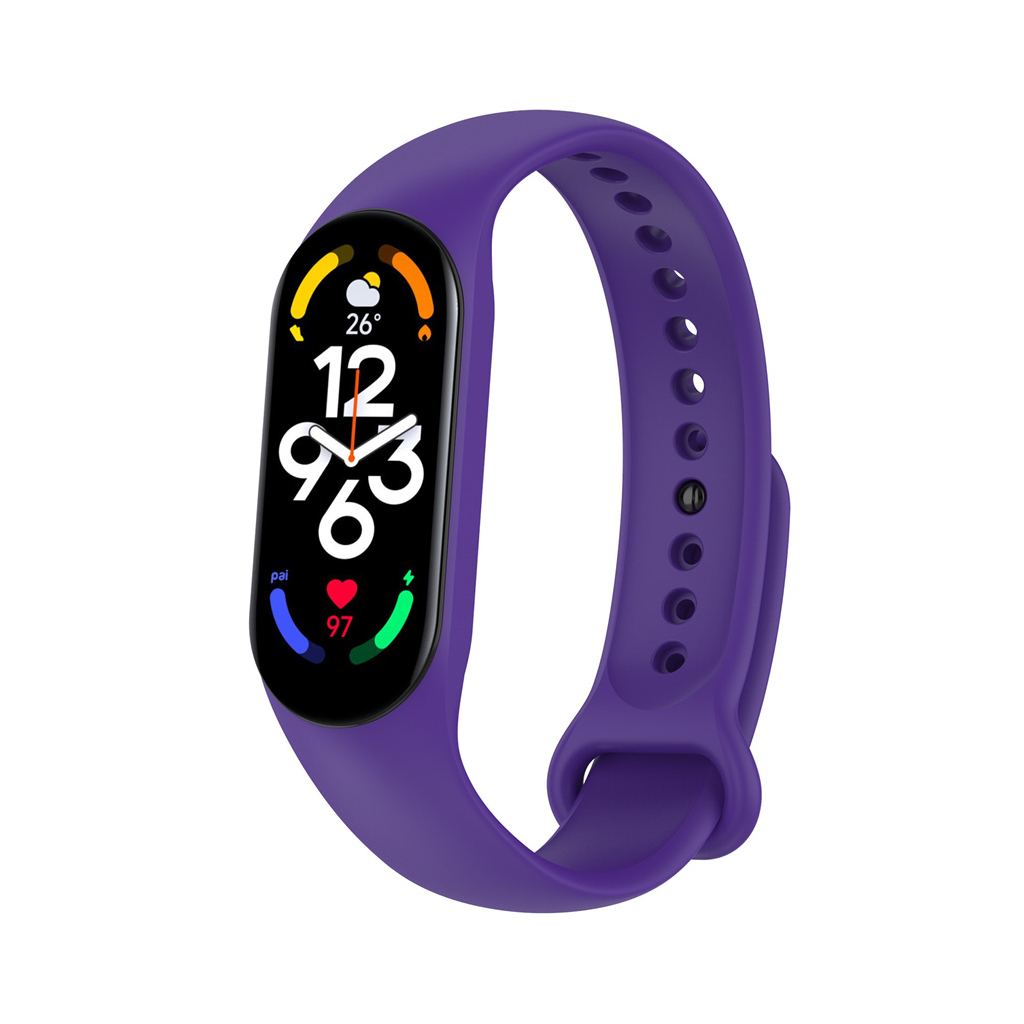 Ремінець до фітнес браслета BeCover Silicone для Xiaomi Mi Smart Band 7 Blue-Horizon (707478)