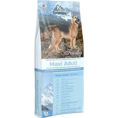 Сухий корм для собак Carpathian Pet Food Maxi Adult 12 кг (4820111140701)