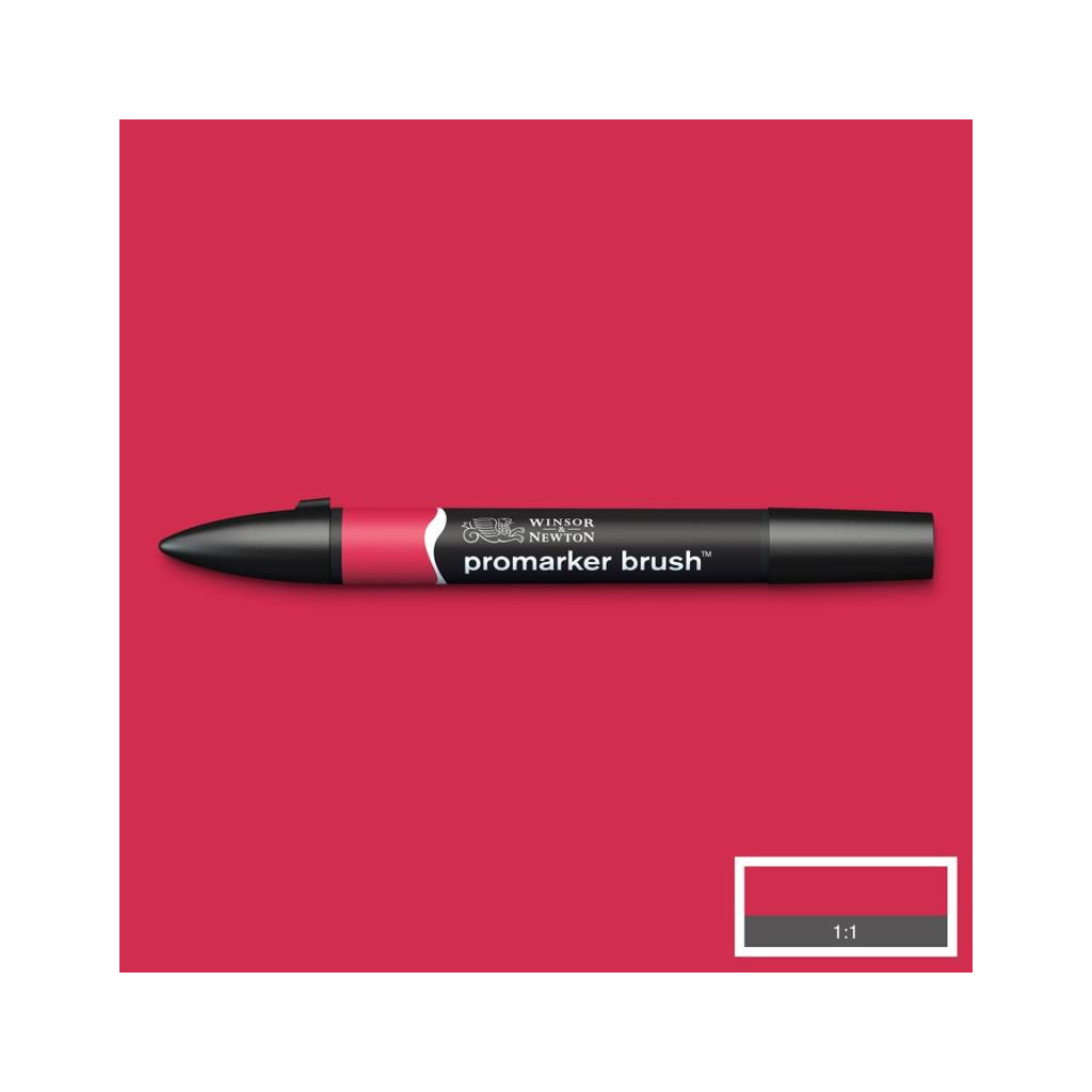 Маркер Winsor&Newton двосторонній Brushmarker, (R455) Рубіновий (884955042816)