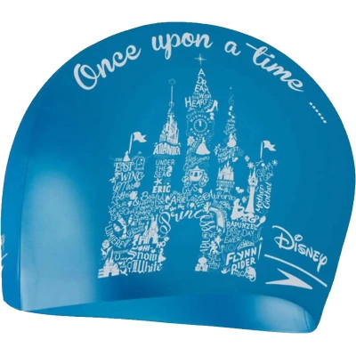 Шапка для плавання Speedo Slogan Cap Cap JU блакитний, білий 8-08386F301 OSFM (5053744543697)