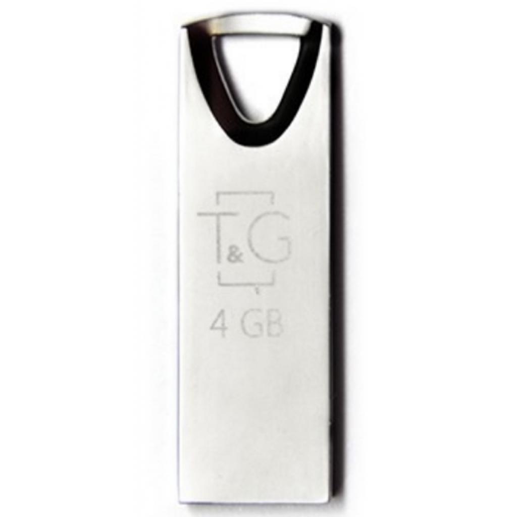 USB флеш накопичувач T&G 4GB 117 Metal Series Silver USB 2.0 (TG117SL-4G)