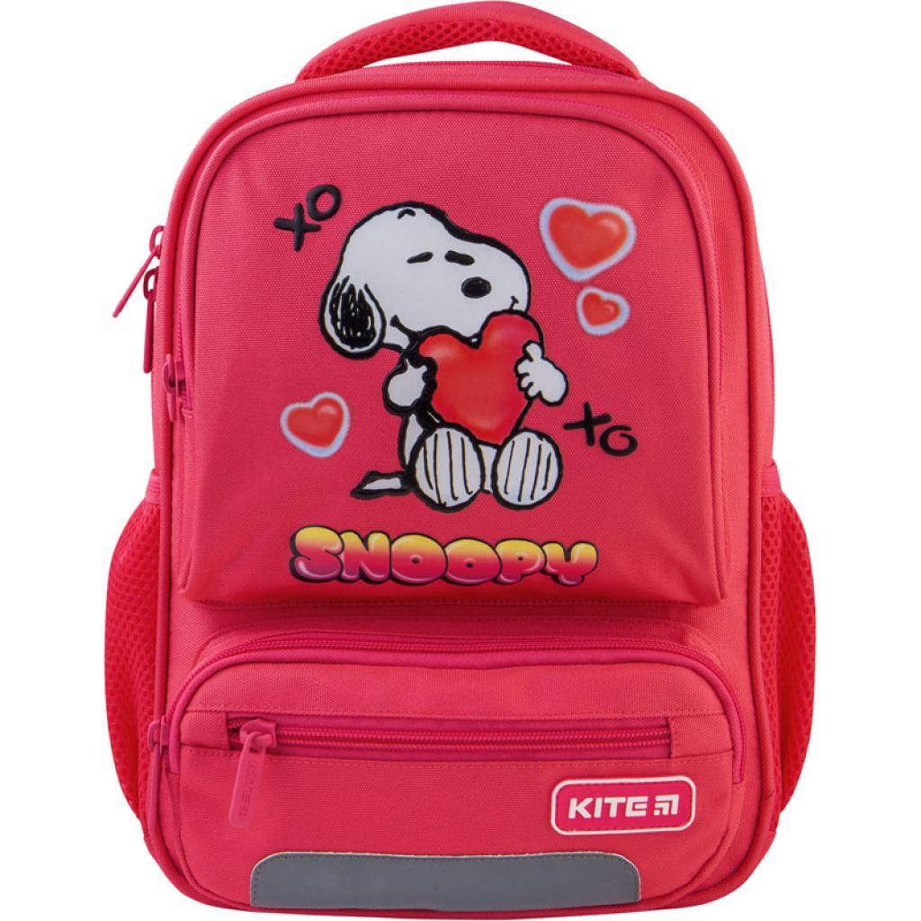 Рюкзак шкільний Kite Kids Peanuts Snoopy рожевий (SN21-559XS-1)