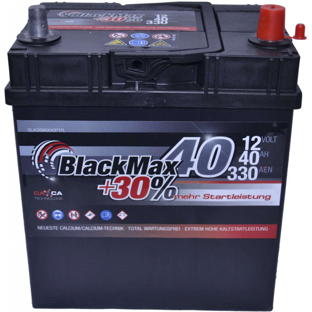 Акумулятор автомобільний BlackMax 40А (B4018)