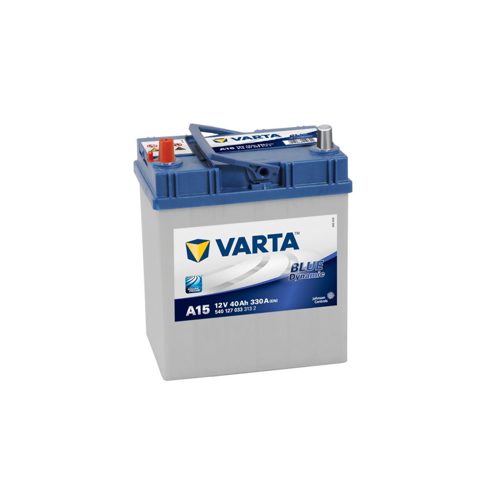 Акумулятор автомобільний Varta Blue Dynamic 40Ah без нижн. бурта (540127033)