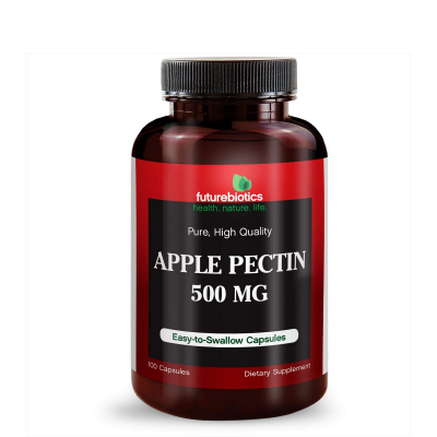 Трави FutureBiotics Яблучний пектин 500 мг, Apple Pectin, 100 капсул (FB0225)