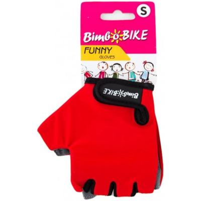 Велорукавиці Bimbo Bike FUNNY S Red (90943R-IS)