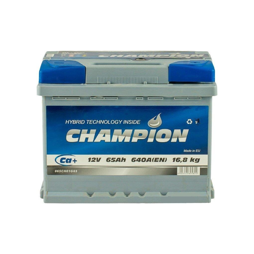 Акумулятор автомобільний Champion 65 Ah/12V Euro (CHG65-0)