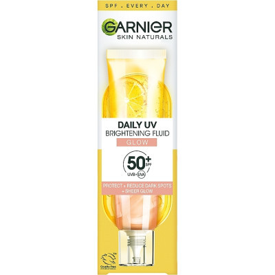 Засіб від засмаги Garnier Skin Naturals Сонцезахисний денний флюїд з Вітаміном С SPF50+ 40 мл (3600542573023)