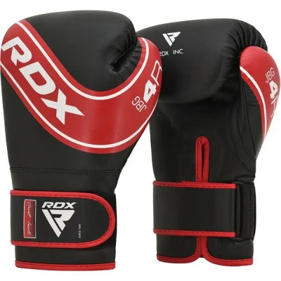 Боксерські рукавички RDX 4B Robo Kids Red/Black 6 унцій (JBG-4R-6oz)