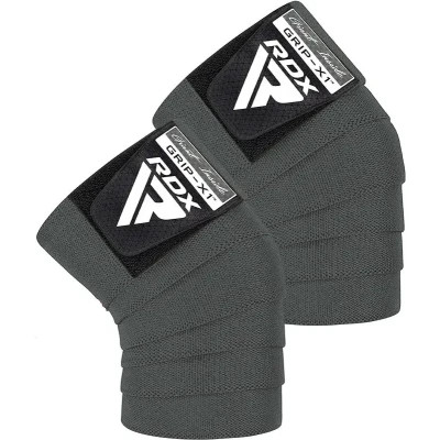 Бинт для спорту RDX на коліна K1 GYM Knee Wraps Grey (WAH-K1G)