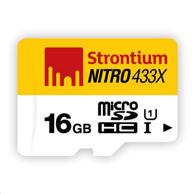 Карта пам'яті Strontium Flash 16GB microSDHC Class 10 USH-I 433X (SRN16GTFU1R)