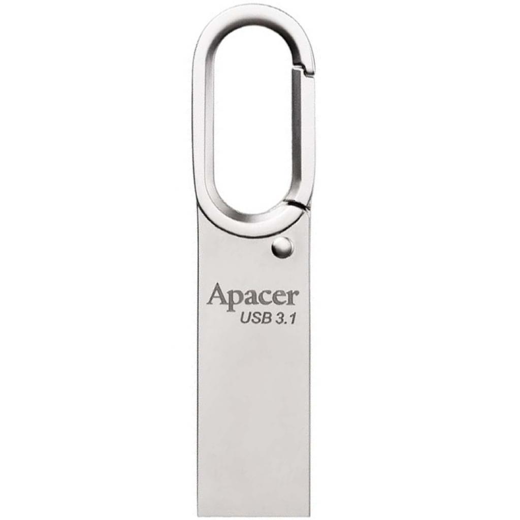 USB флеш накопичувач Apacer 16GB AH15E Silver USB 3.1 (AP16GAH15ES-1)