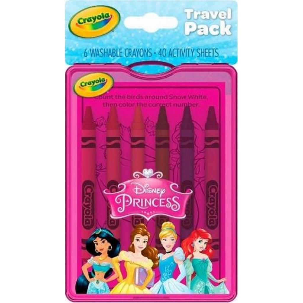 Набір для творчості Crayola Disney Princess розмальовка та крейда (04-0438)