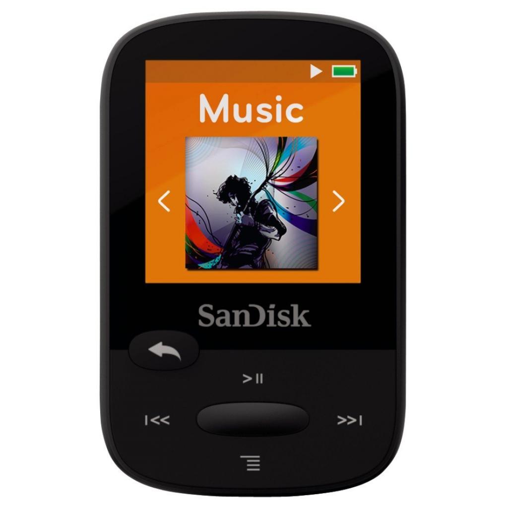 MP3 плеєр SanDisk Sansa Clip Sport 4GB Black (SDMX24-004G-G46K)