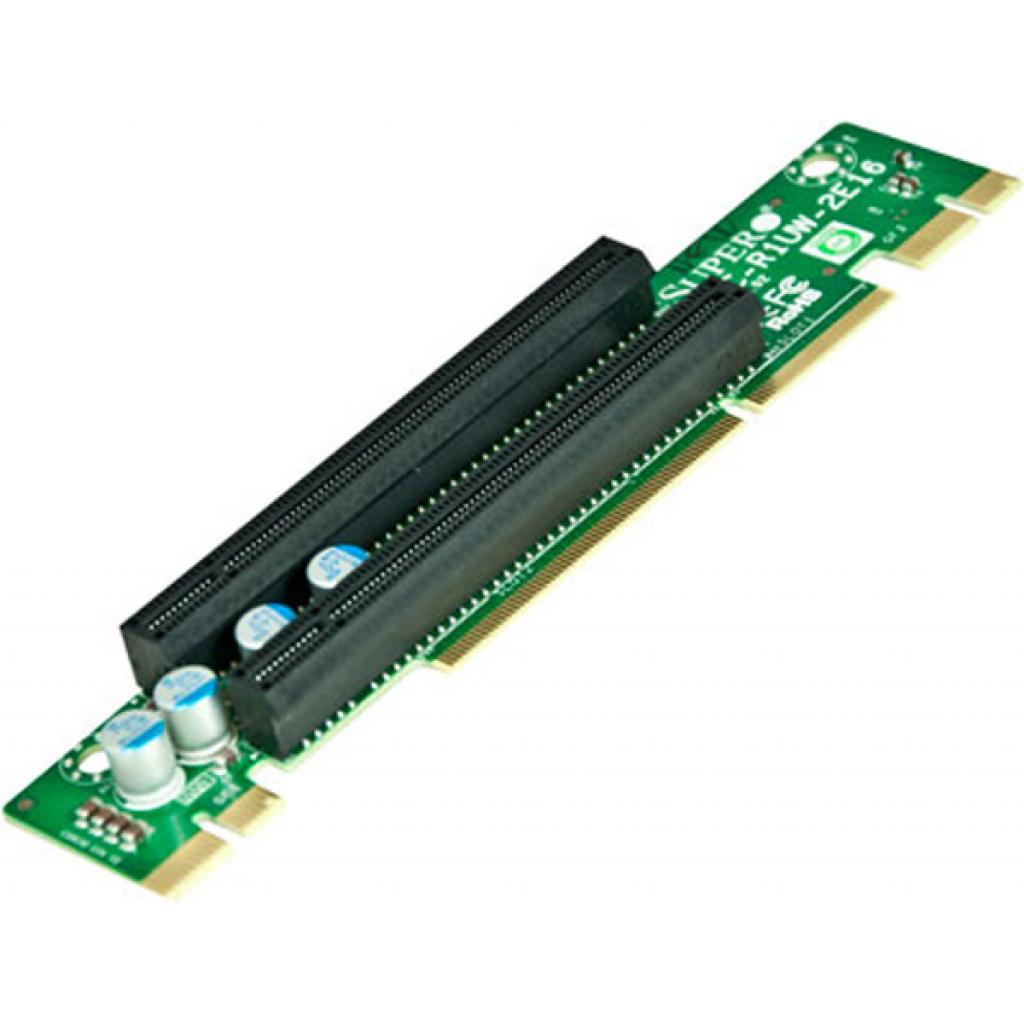 Адаптер Supermicro Riser card 1U (2 PCI-E x16, LHS WIO) (RSC-R1UW-2E16)