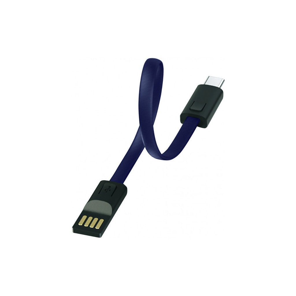 Дата кабель USB 2.0 AM to Type-C 0.22m blue ColorWay (CW-CBUC023-BL)